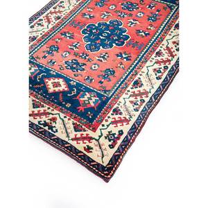 Alfombra de Lana Anudada a Mano Nuray, Diseño de Medallón Rojo y Naranja, Alfombra Grande de 9x12 para Sala de Estar, para Uso Doméstico - Product Image 2