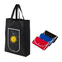 Sac de courses pliable recyclable en tissu non tissé 80GSM/100GSM/120GSM de l'usine du Vietnam - Logo et couleur personnalisés, respectueux de l'environnement