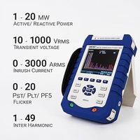 Analizador de calidad de energía y medidor de armónicos de alta precisión Kusam-Meco, medidores de potencia Premium, 2017