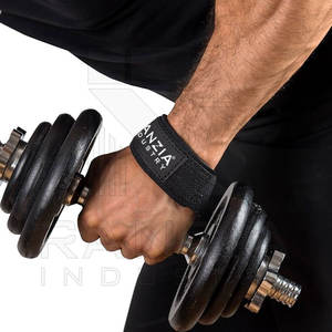 Sangles de musculation en coton de dernière génération pour hommes et femmes, sangles de levage rembourrées en néoprène réglables - Product Image 5