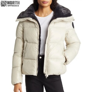 Nouvelle arrivée 2025, veste matelassée en toile chauffante unisexe, fermeture éclair sur le devant, vente en gros pour l'hiver en plein air - Product Image 1