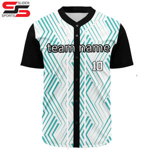 Factory Direct Sale Breathable Baseball Jersey Customizable Design High Quality 100% Polyester Made in Pakistan - Product Image 1
