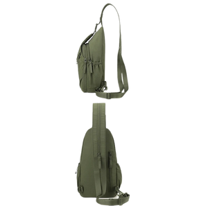 High Quality Unisex Black Sling Travel <b>Bag</b> Zipper Closure Fashionable Shoulder <b>Bag</b> with Polyester Lining From Vietnam Supplier - Product Image 5