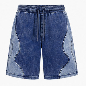 Pantalones Cortos Cómodos con Lavado Ácido, Ropa Casual para el Uso Diario Moderno, Pantalones Cortos Ligeros con Lavado Ácido - Product Image 1