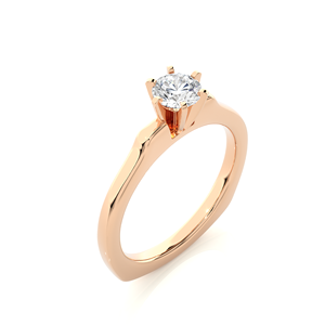 Bague pour femme de qualité d'exportation, bague de fiançailles en diamant naturel 18 carats avec certificat IGI pour les mariages et les anniversaires de luxe - Product Image 1
