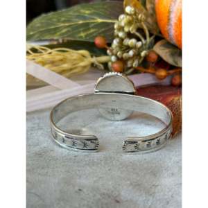 Southwest Made Turquoise & <b>Sterling</b> <b>Silver</b> <b>Cuff</b> <b>Bracelet</b>-Fashion Jewelry - Product Image 5