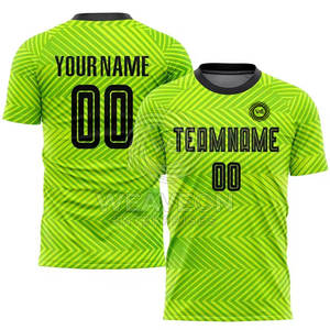 ชุดฟุตบอลคุณภาพสูงแบบกำหนดเอง ผ้าโพลีเอสเตอร์ 100% ระบายอากาศได้ดี แขนสั้น สำหรับฝึกซ้อมและแข่งขัน ปี 2025 - Product Image 5