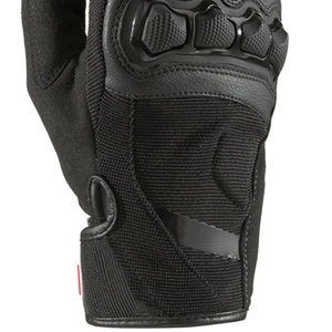 Nuevos Guantes Cortos de Motociclismo de Fibra de Carbono para Hombre, con Estampado Blanco y Negro, de Cuero y Malla, para Invierno, Personalizables con el Nombre del Equipo - Product Image 5