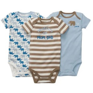 Vente en gros pyjamas en bambou pour bébés garçons et filles de 0 à 3 mois barboteuses à imprimé animal mignon avec fermeture à glissière unisexe - Product Image 3