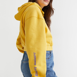 Venta al por mayor barato nuevo último llano en blanco mujeres Pull Over Hoodie logotipo personalizado de gran tamaño mujeres sudaderas con capucha - Product Image 3