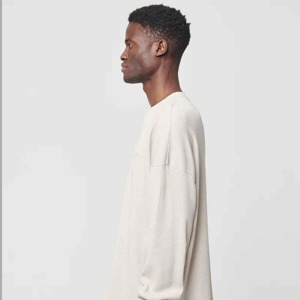 T-shirt à manches courtes en tricot gaufré pour homme - Confortable et élégant, col rond, coupe ample, anti-froissement, 100% coton, vêtements de cérémonie - Product Image 3