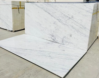 Dalles et carreaux de marbre blanc poli moderne, imperméables, pour comptoirs d'hôtel, sur mesure, fabriqués en Inde