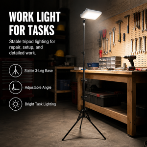 Customizable Logo 20000mAh Lithium Rechargeable LED Work 3500Lm High Brightness IP54 Waterproof Magnetic Base 100m Radius - Product Image 2