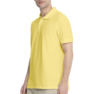 Polos de tendencia superior, camisetas de polo lisas hechas a medida de alta calidad con cuello vuelto de Color amarillo para adultos 2026 - Product Image 4