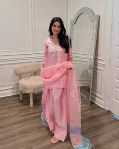 ชุดสูทสงคราม Farsi Salwar สุดพิเศษสำหรับ2025มีลูกปัดอยู่ในสี่สีที่สวยงาม - Product Image 5