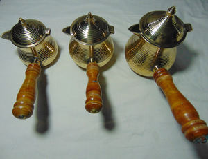 Juego de 3 cuencos tibetanos de latón con mazos de madera para atención plena, yoga, curación espiritual y regalo - Product Image 2