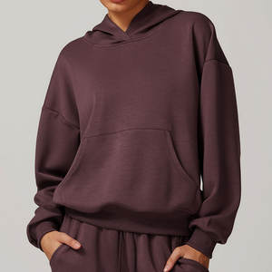 Sweat-shirt décontracté pour femmes, design personnalisé, en molleton de coton surdimensionné - Product Image 6