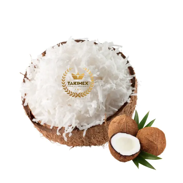 Aus getrocknete Kokosnuss fettarm und fettreich für den Export Vietnam Herkunft Gute Qualität Halal ISO HACCP KOSHER Zertifiziert