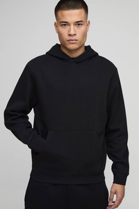 Sudadera con Capucha Holgada de Alta Calidad, 370/430 g/m², para Hombre, Corte Regular, Estampado en Relieve 3D, Hombros Caídos, Logotipo Personalizado, Invierno, 100% Algodón - Product Image 3