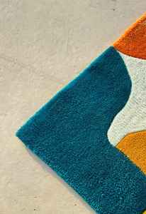 พรมปูพื้นขนแกะทอมือแบบดั้งเดิมดีไซน์ทันสมัยกำหนดขนาดและสีได้ตามต้องการสวยงาม - Product Image 2