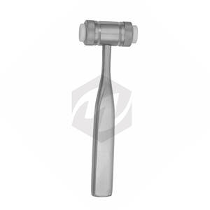Maillet en os d'hydromel Marteau chirurgical en acier inoxydable de 7 pouces Têtes en nylon remplaçables Chirurgie orthopédique dentaire Instruments médicaux - Product Image 1