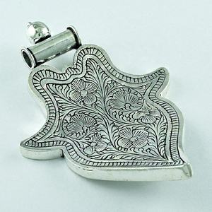 Pendentif traditionnel du Rajasthan en argent sterling 925 massif, pendentif religieux du Rajasthan, Inde, produits uniques - Product Image 2