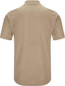 Polo avec poche polo personnalisé pas cher 220g uni jeunesse long automne noir basique polo léger - Product Image 2