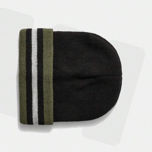 Bonnet de ski unisexe en laine 100% jacquard tricoté épais au design unique, respirant et coupe-vent pour la vente en gros en plein air - Product Image 1