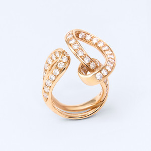 Luxury Geometric Open <b>Ring</b> for Women 18K Gold Plated Cubic Zirconia <b>Statement</b> <b>Ring</b> Designer Adjustable Fashion Jewelry - Product Image 1