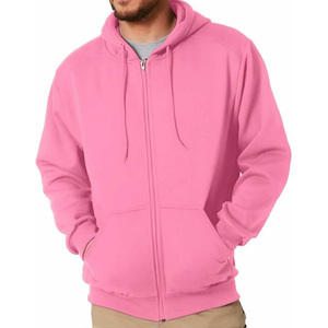 Invierno Zip Up Hoodie Grueso Fleece Unisex Cremallera Chaqueta con capucha Venta al por mayor Streetwear - Product Image 3