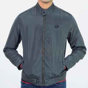 Chaqueta hecha en fábrica para hombres Mangas largas personalizadas de alta calidad con cuello con capucha Material de tela recién llegado - Product Image 1