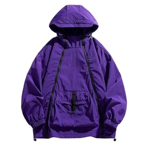 OEM Hooded <b>Winter</b> Windbreaker <b>Jacket</b> Unisex Outdoor Canvas Zipper <b>Waterproof</b> Rain Proof Stylish <b>Men's</b> <b>Jackets</b> - Product Image 6