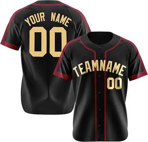 Uniformes de Béisbol para Hombre de Alta Calidad, Transpirables, 100% Poliéster, Personalizables, Venta al por Mayor, Todas las Tallas - Product Image 1