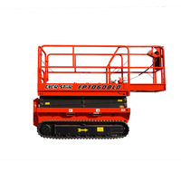 Nouvelle Plateforme de Travail Aérienne Électrique Autopropulsée à Ciseaux Articulée Remorquable 10m 24V/3.3Kw EVERSTAR EPT0608LD