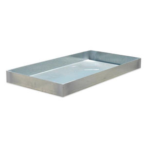 ถาดเสิร์ฟเหล็กชุบสังกะสีดีไซน์ทันสมัยสำหรับเสิร์ฟอาหารและเครื่องดื่มในงานปาร์ตี้ งานแต่งงาน ถาดเสิร์ฟทรงสี่เหลี่ยมผืนผ้าสำหรับวางบนโต๊ะ - Product Image 4