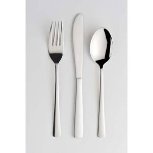 New Wholesale Party-ware Luxury 5 Piece Stainless Steel Designer Handle Cutlery with Round Modern Salad Server Set - Product Image 5