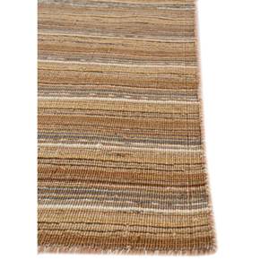 Tapis en laine et viscose tissé à la main à motifs rayés rouge et orange pour la maison Hwv-51015 - Product Image 4