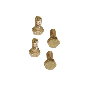 Golden Finish Brass Hex Flange <b>Bolts</b> Fasteners DIN Standard Plain Finish Bulk Supply by SHALIBHADRA INTERNATIONAL - Product Image 5