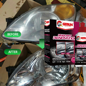 Getsun Bộ dụng cụ phục hồi đèn pha sửa chữa chất lỏng chống trầy xước chống oxy hóa bảo dưỡng đèn xe hơi chống tia UV - Product Image 2