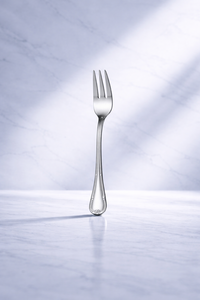 Mr.Spoon Série Flores, Fourchette à dessert, 150 mm, Acier inoxydable 18/0, Manche monobloc, Argenté, Compatible lave-vaisselle, Hôtellerie Restauration - Product Image 3