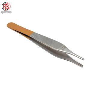 Pinces Adson Brown en acier inoxydable allemand de haute qualité, instruments chirurgicaux manuels, certifiés CE, meilleur prix - Product Image 1