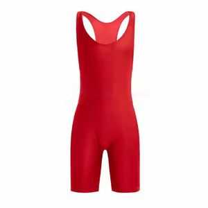 Combinaison d'haltérophilie nouvelle meilleure qualité Singlet de lutte Vêtements de corps grande taille pour hommes Singlets de lutte avec logo personnalisé - Product Image 1