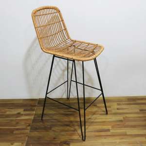 Comhome-Stylish Plastic Rattan <b>Recliner</b> with Matching Features and Deep <b>Cushions</b> for Premium Relaxation - Product Image 6