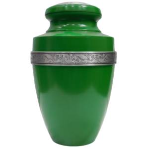 โกศศพอลูมิเนียมสำหรับผู้ใหญ่สีน้ำเงินสำเร็จรูปโกศโลหะแบบคลาสสิกสำหรับขี้เถ้าของมนุษย์ - Product Image 4