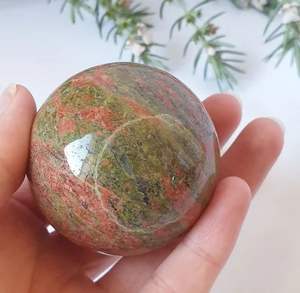 Wholesale Price Natural Unakite Stone Sphere <b>Crystal</b> Image Healing Ball <b>For</b> <b>Feng</b> <b>Shui</b> Reiki Meditation And Home Decorate - Product Image 2