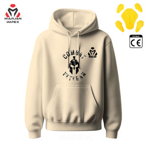 Sweat-shirt à capuche en polaire coupe-vent pour moto, idéal pour l'hiver et les climats froids, doublure intérieure douce, protection et sécurité, style décontracté pour motard - Product Image 2