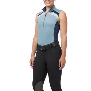 Camisas ecuestres de mujer de capa base de manga larga al por mayor camisas ecuestres de señora de manga larga baratas al por mayor en MOQ bajo - Product Image 3