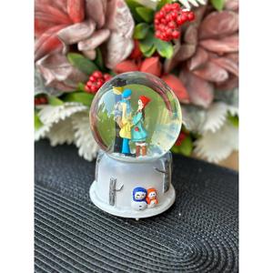 Globe-6533A da neve di cristallo musicale illuminato - Product Image 1