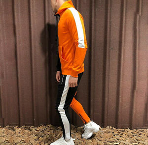 Fabricant de survêtements de haute qualité Survêtements unisexes à fermeture éclair délavés à l'acide en coton vintage personnalisés pour hommes - Product Image 5