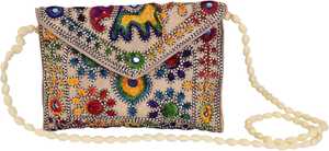 Bohemian Floral Beaded Bridal Wedding Clutch <b>for</b> Pink Twine Collections Bag with <b>Zipper</b> Closure Waterproof Decorated Chains - Product Image 2